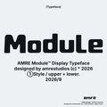 AMRE Module — Display Typeface