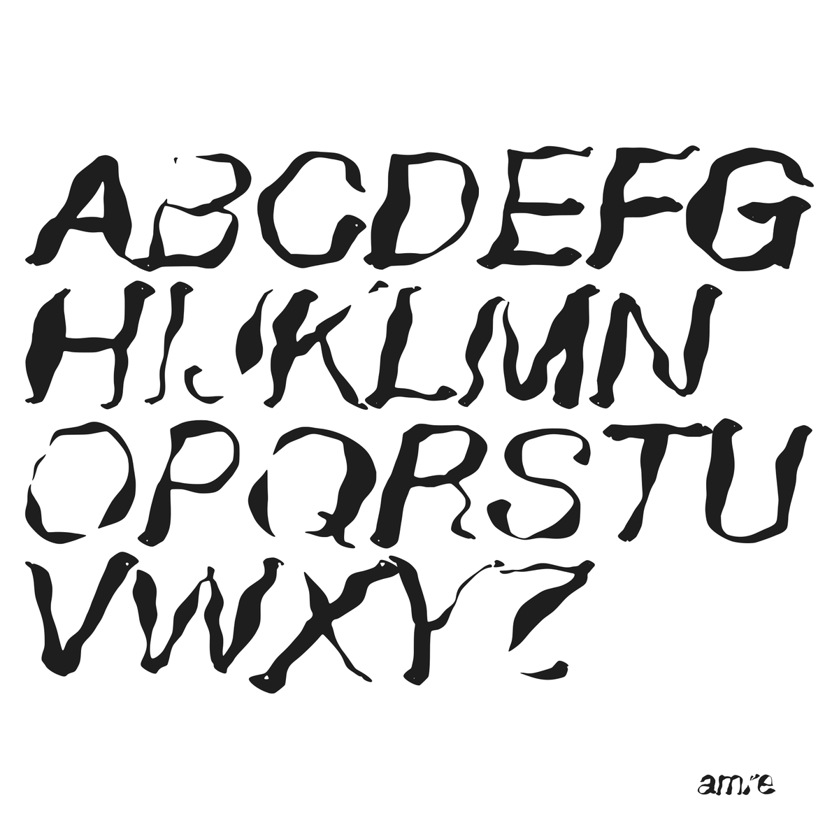 AMRE Marker — Display Typeface