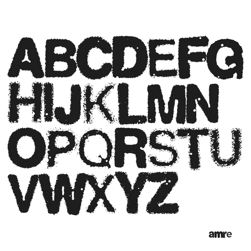 AMRE Bleed — Display Typeface
