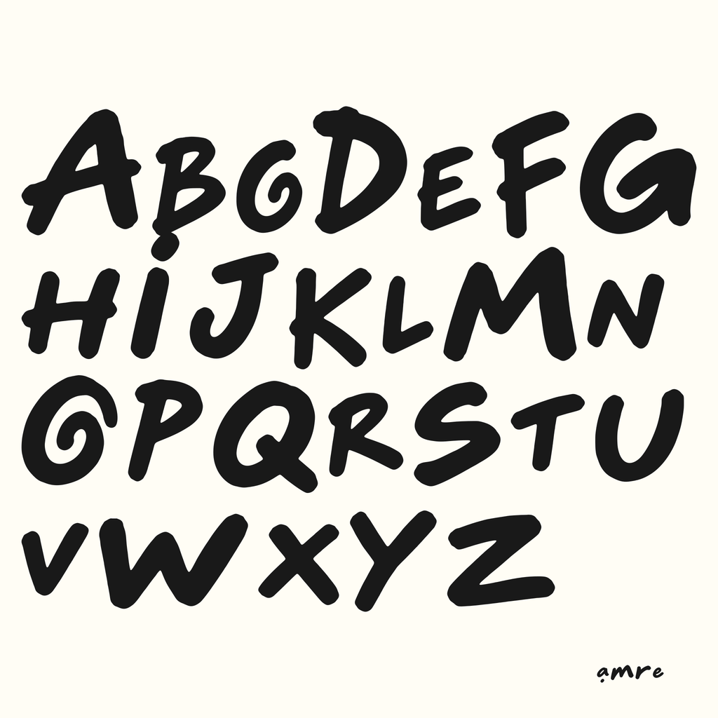 AMRE Felt — Display Typeface