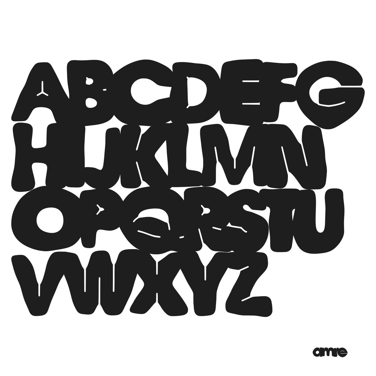 AMRE Blob — Display Typeface