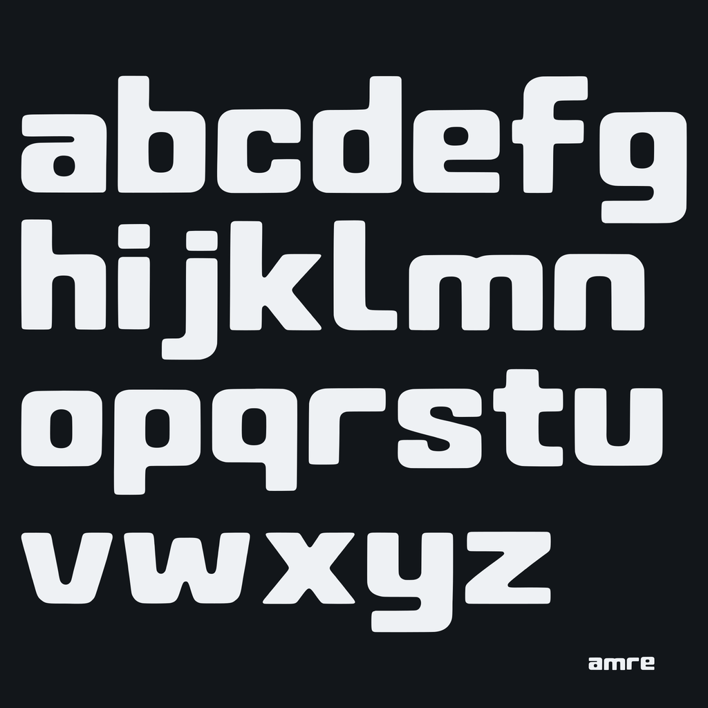 AMRE Module — Display Typeface