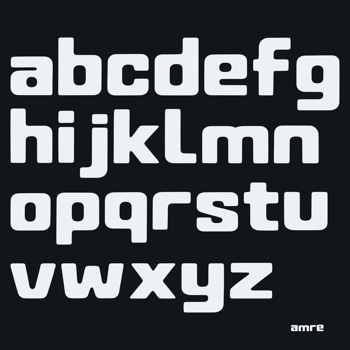 AMRE Module — Display Typeface