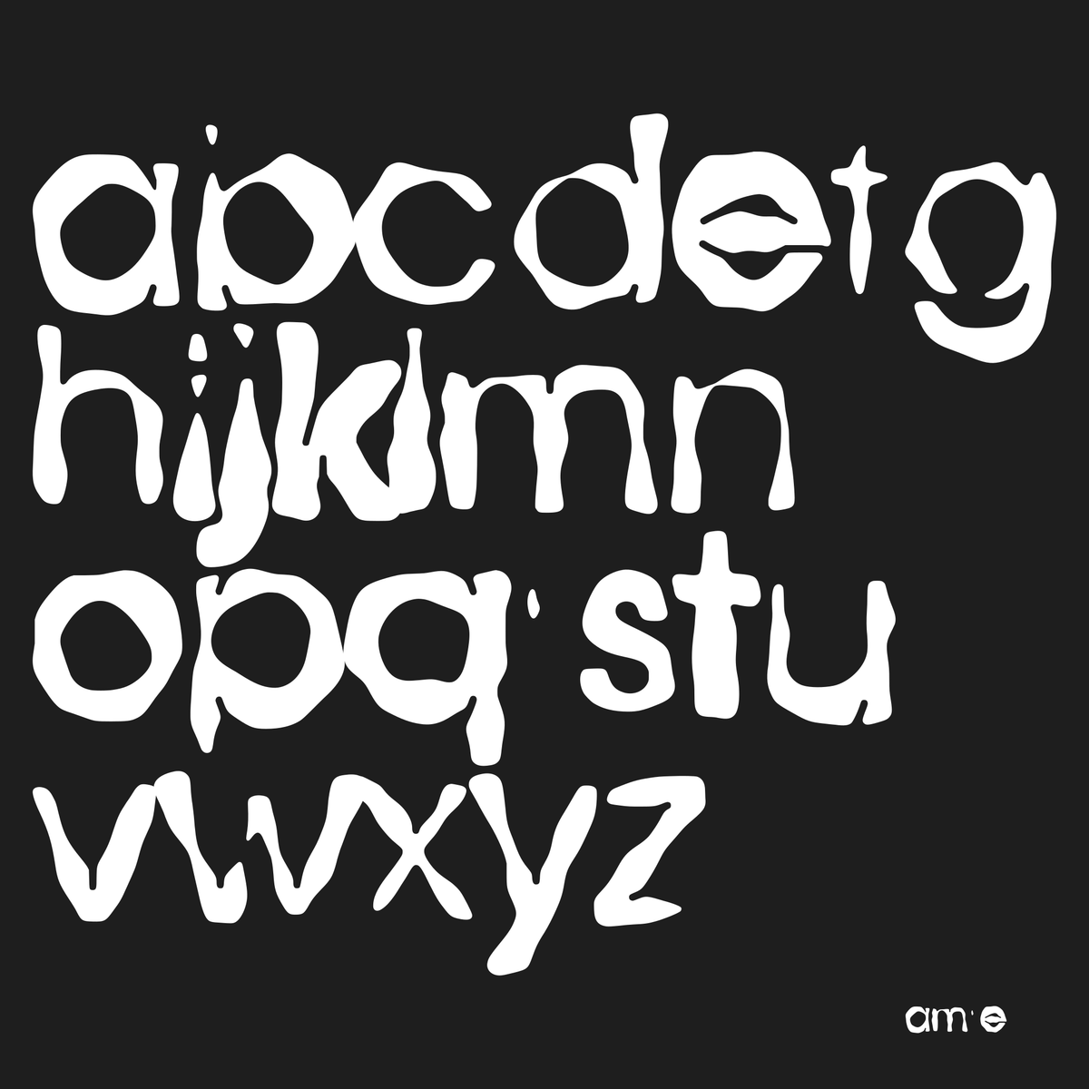 AMRE Wobble — Display Typeface