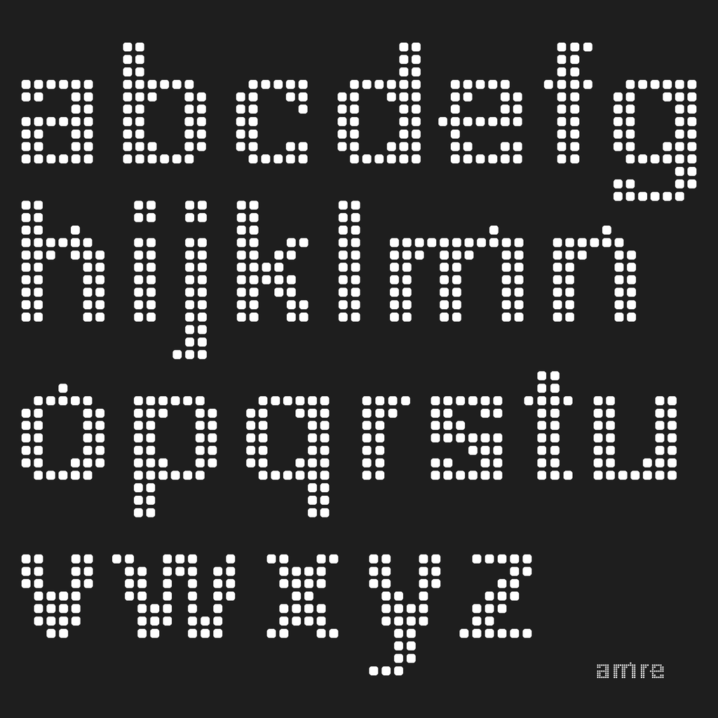 AMRE Grid — Display Typeface