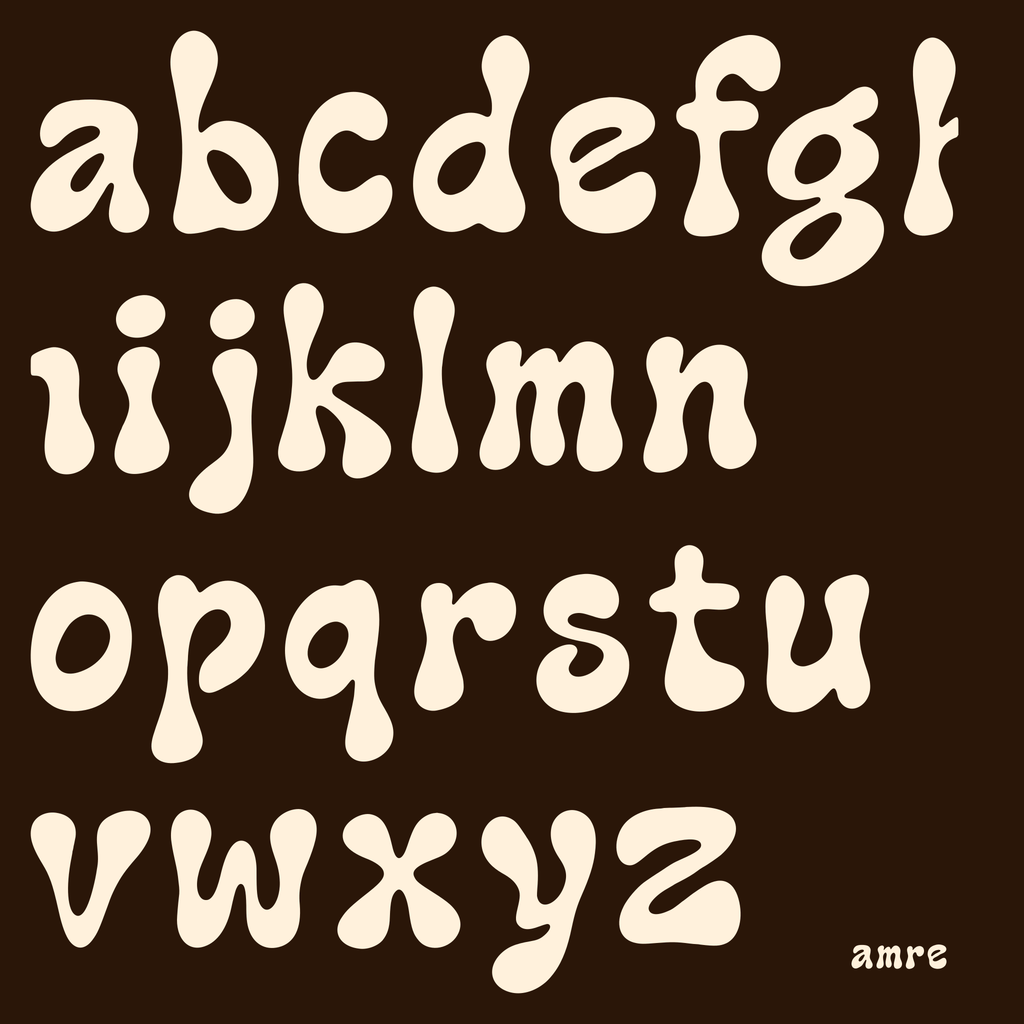 AMRE Lava — Display Typeface