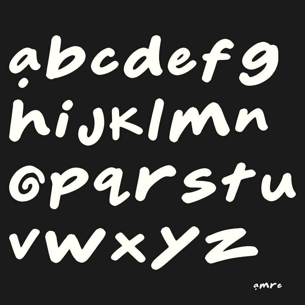 AMRE Felt — Display Typeface