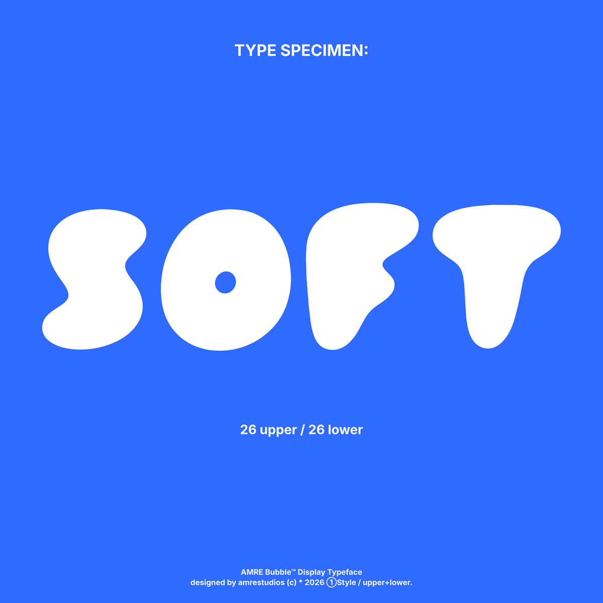 AMRE Bubble — Display Typeface