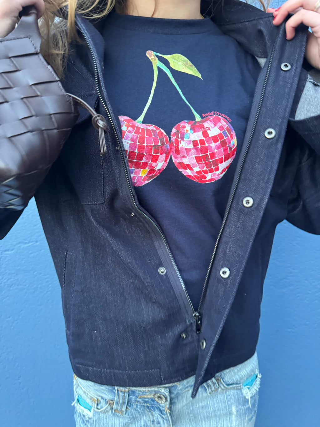 disco cherry tee