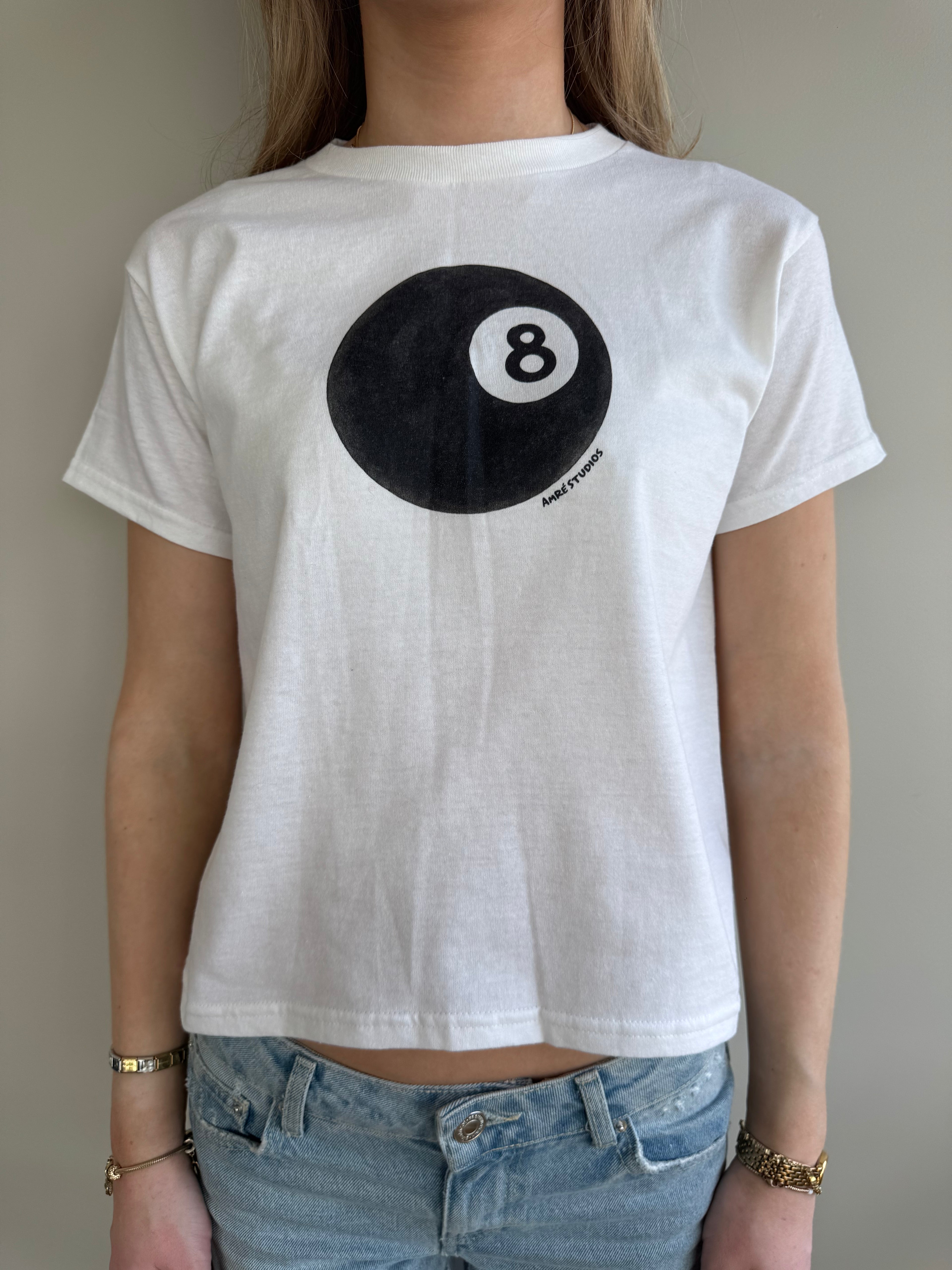 8ball baby tee