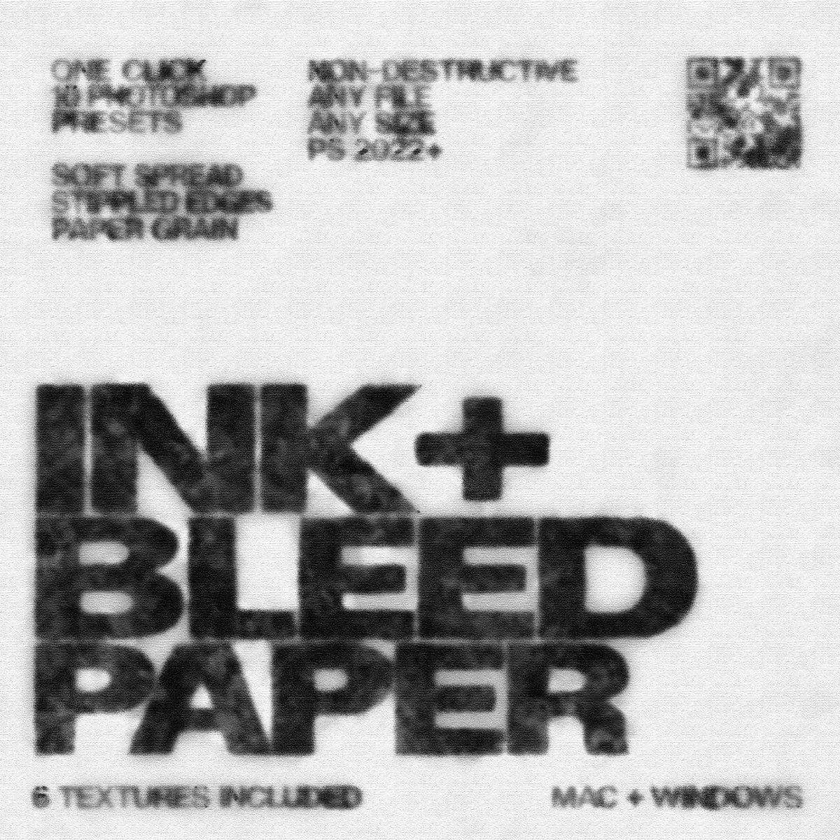 AMRE Ink Bleed — 10 Photoshop Presets
