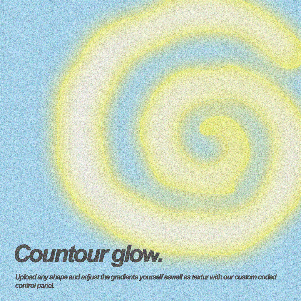 AMRE Contour Glow — Editable Colour Contour Photoshop Script