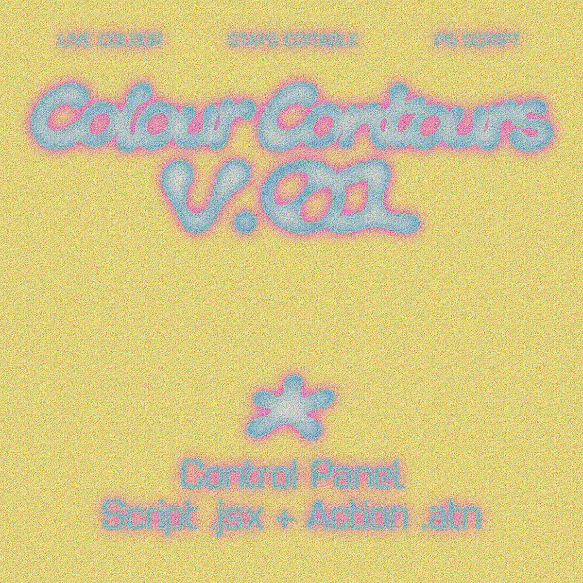AMRE Contour Glow — Editable Colour Contour Photoshop Script