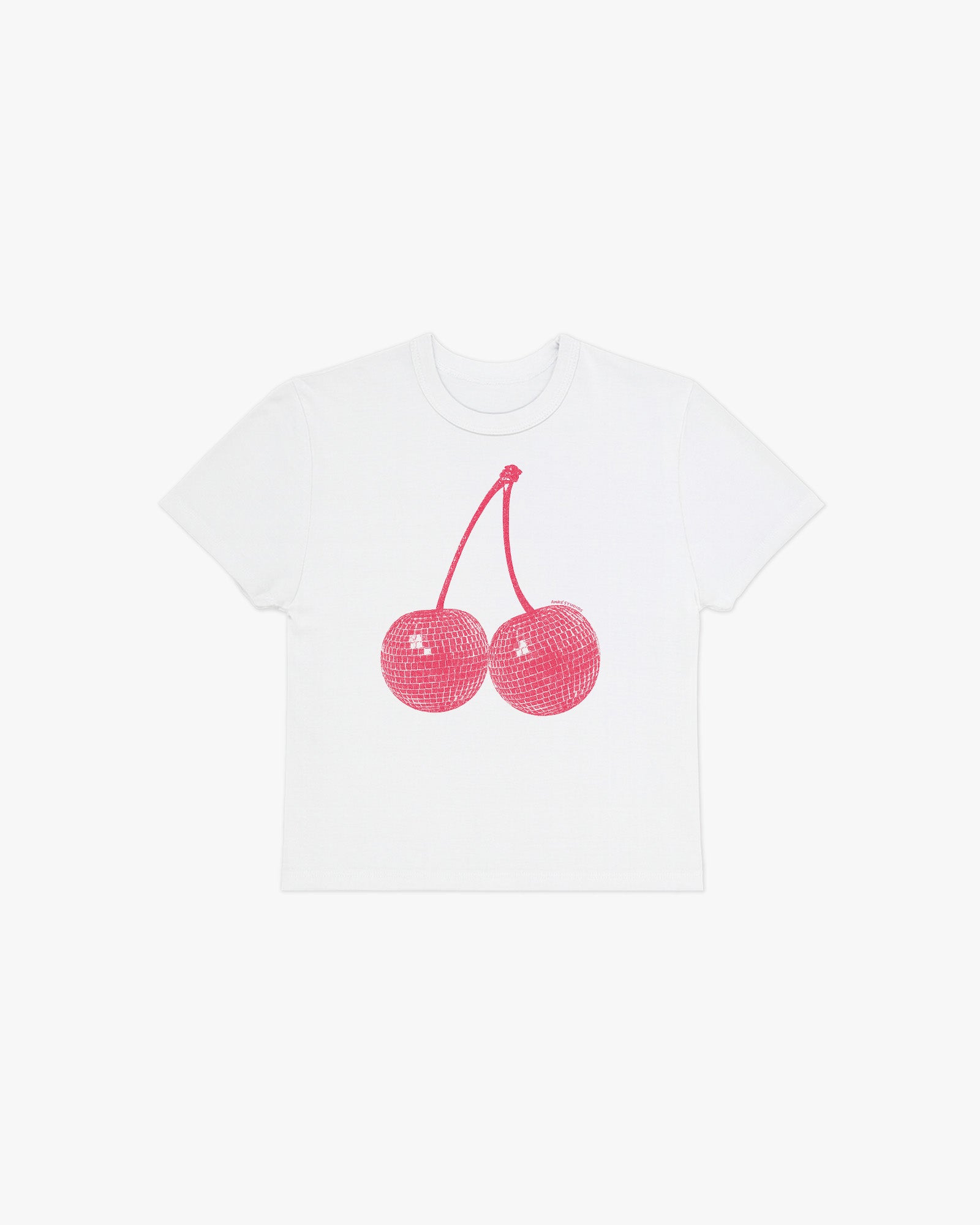 cherry baby tee