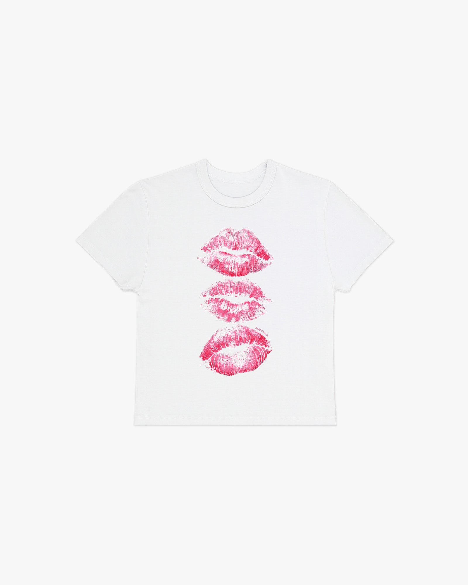 kiss kiss kiss baby tee