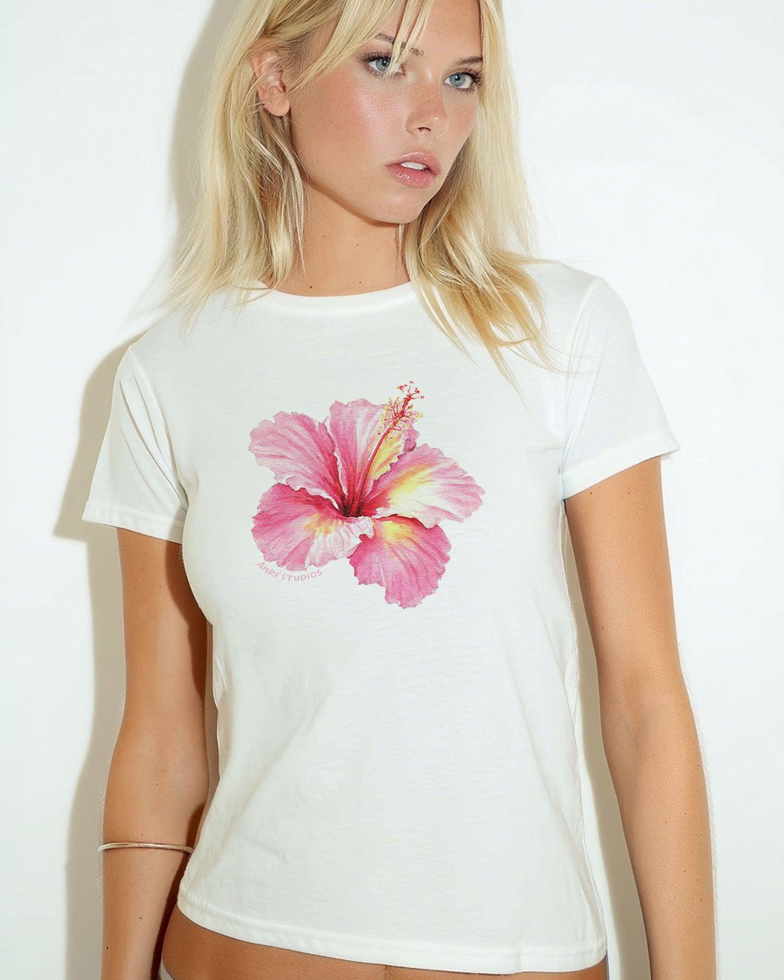 flower baby tee
