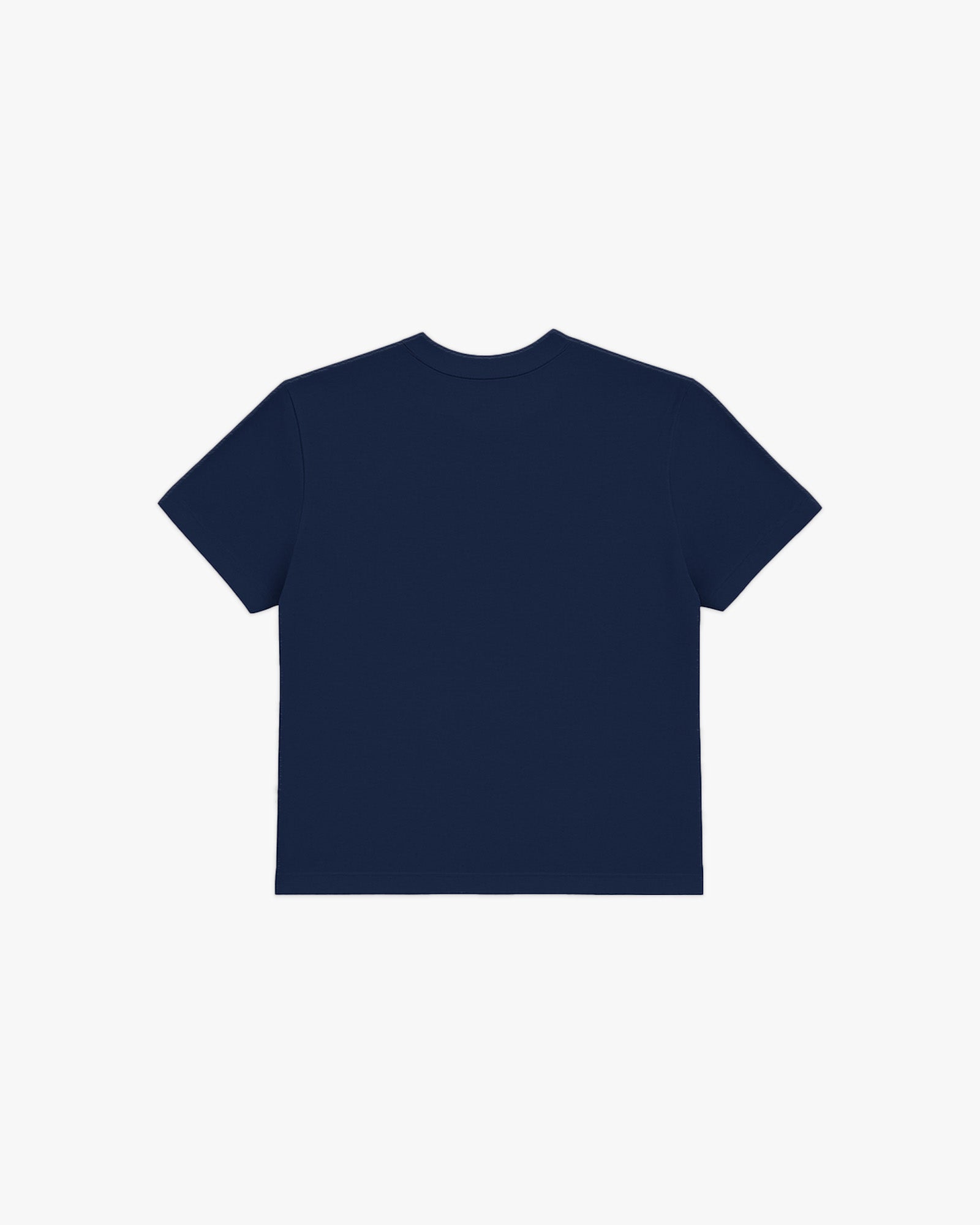 navy disco star baby tee