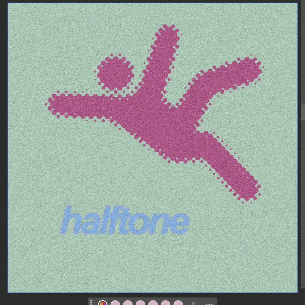 AMRE Halftone Dissolve — Halftone Dot Photoshop Script